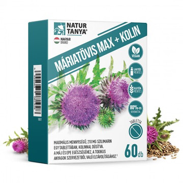Natur Tanya Máriatövis Max+ Kolin tabletta 60db